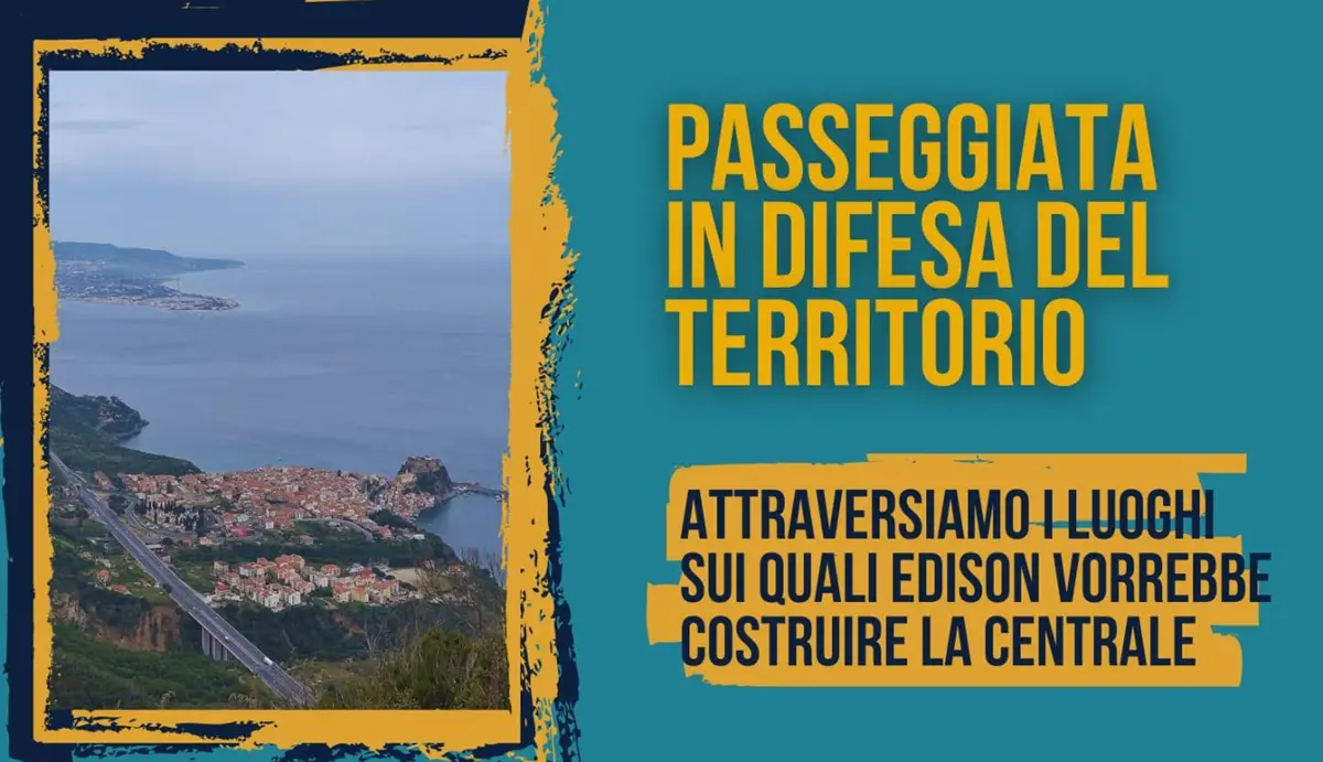 Impianto Edison a Favazzina,\u00A0sabato la passeggiata per la Difesa della Costa Viola\n