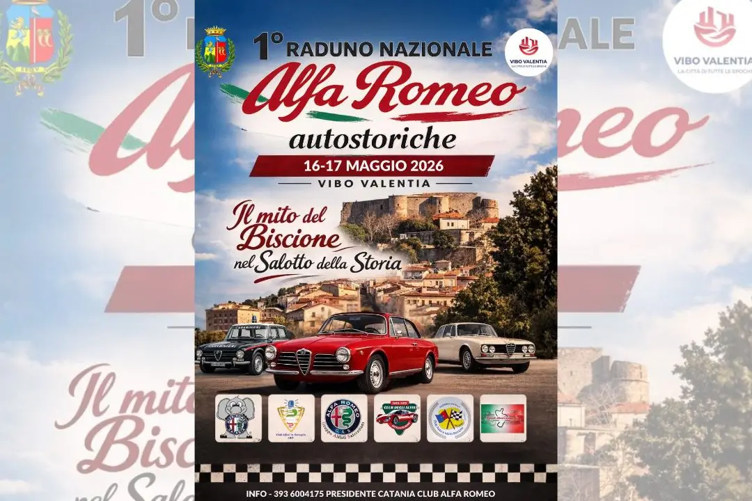 Vibo ospita il primo\u00A0raduno nazionale di Alfa Romeo: il 16 e 17 maggio la città diventa palcoscenico del Biscione\n