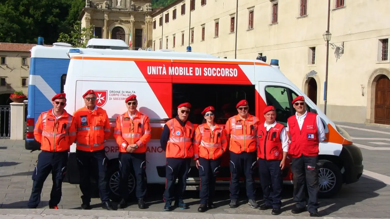 San Francesco di Paola, il Corpo di Malta assiste i pellegrini arrivati da tutta la Calabria\n