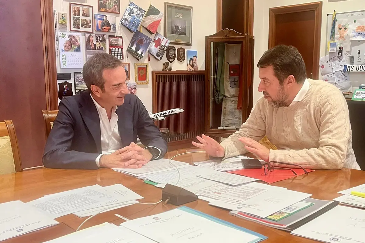Il Ponte fa litigare Salvini e Occhiuto: scontro sulle nomine nel consiglio d'amministrazione della Stretto di Messina\n