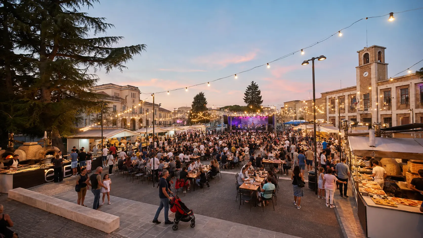 Pizza Fest a Vibo, tre serate di gusto e musica in piazza: 600 posti a sedere e sette pizzerie partecipanti, ecco il programma\n