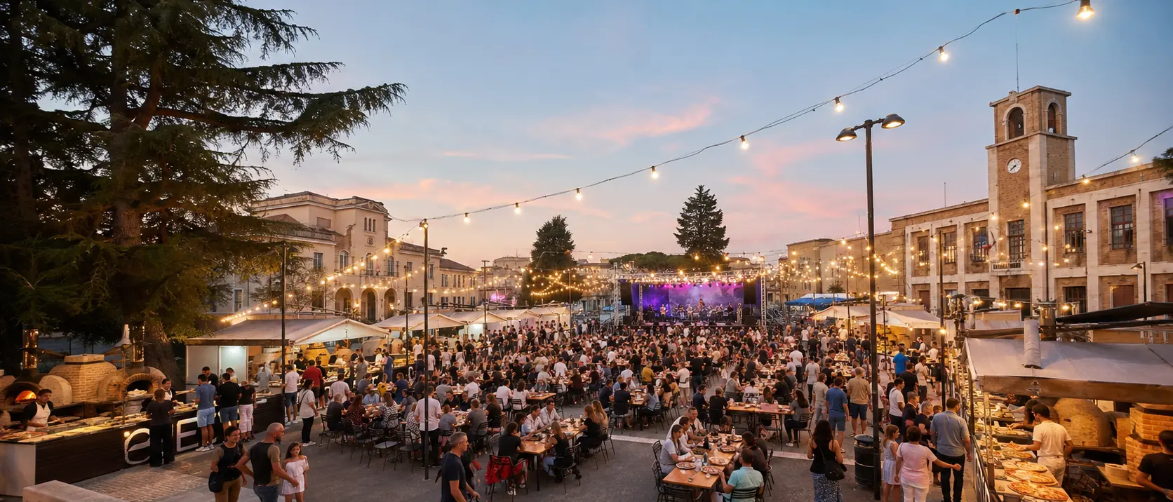 Pizza Fest a Vibo, tre serate di gusto e musica in piazza: 600 posti a sedere e sette pizzerie partecipanti, ecco il programma\n