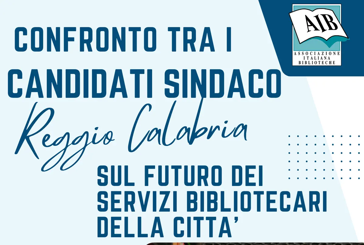 Reggio, confronto tra i candidati sindaco sul futuro dei Servizi bibliotecari della città\n