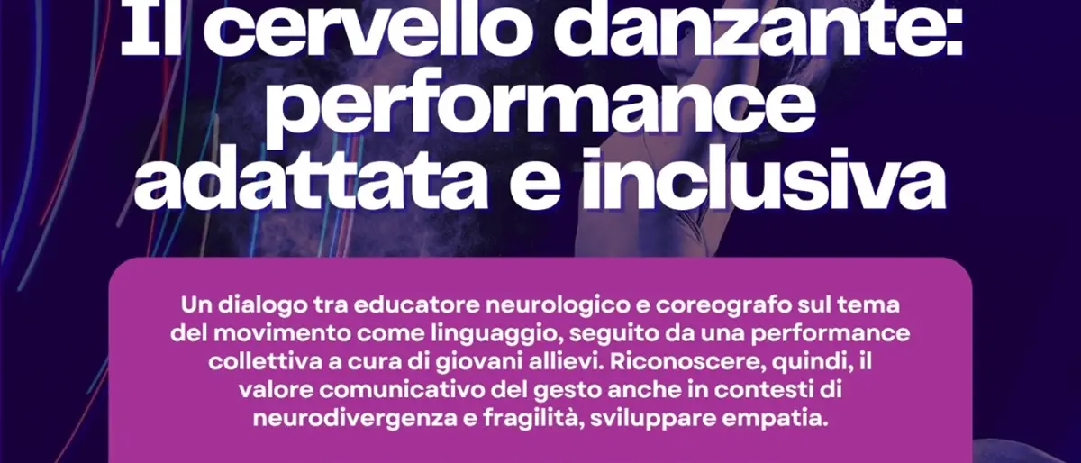 Danza e inclusione sociale: sabato in piazza De Nava a Reggio “Il cervello danzante”\n\n\n