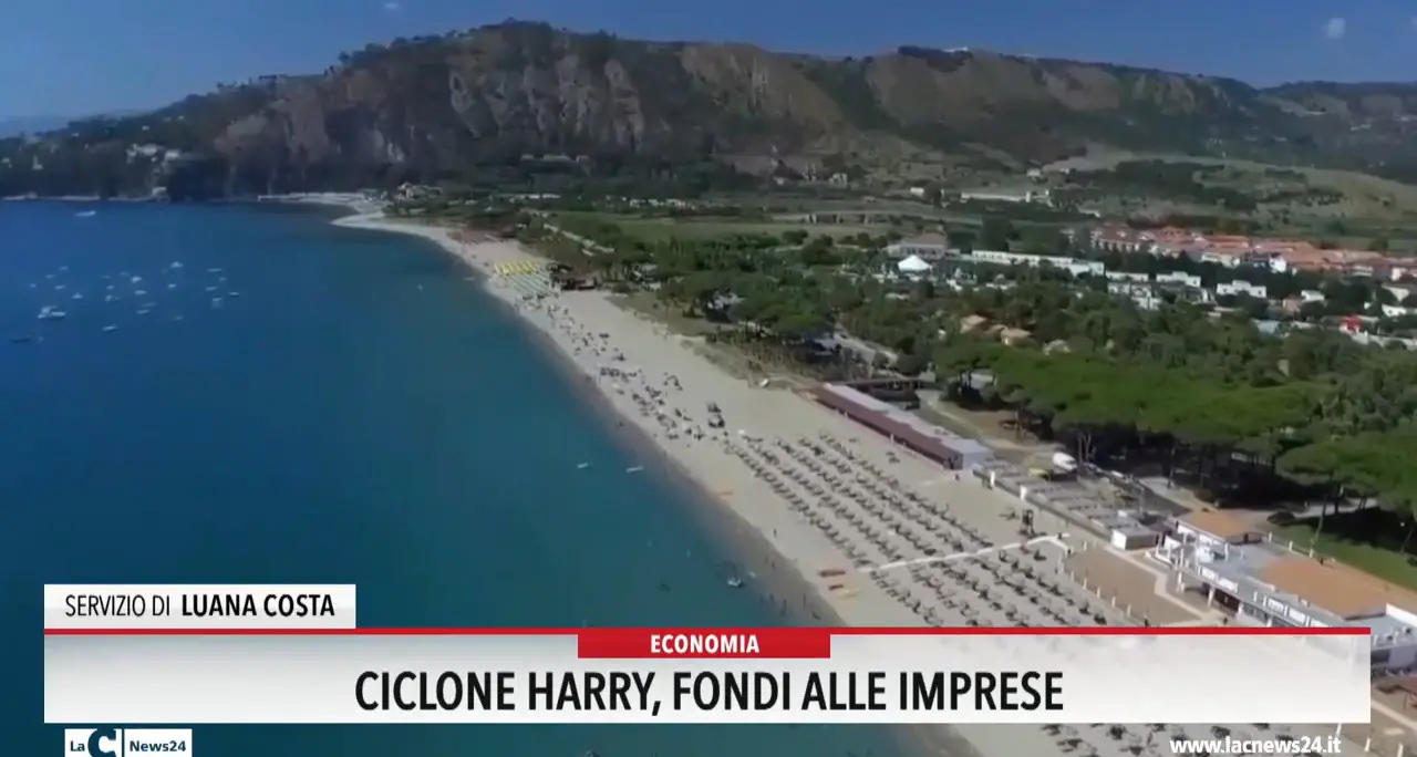 Ciclone Harry, fondi alle imprese