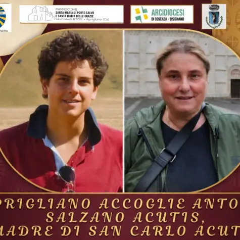 Aprigliano accoglie Antonia Salzano, Madre di San Carlo Acutis. Ecco il programma\n