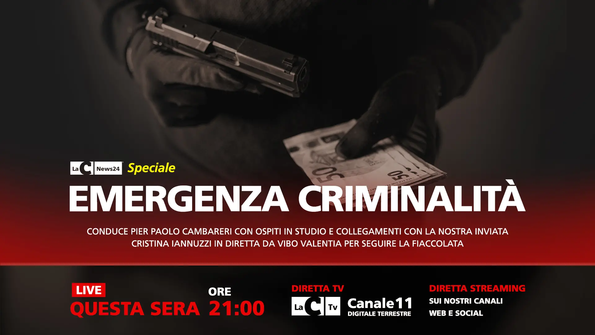 Intimidazioni nel Vibonese, stasera la fiaccolata organizzata dalla Diocesi in diretta su LaC Tv\n\n\n