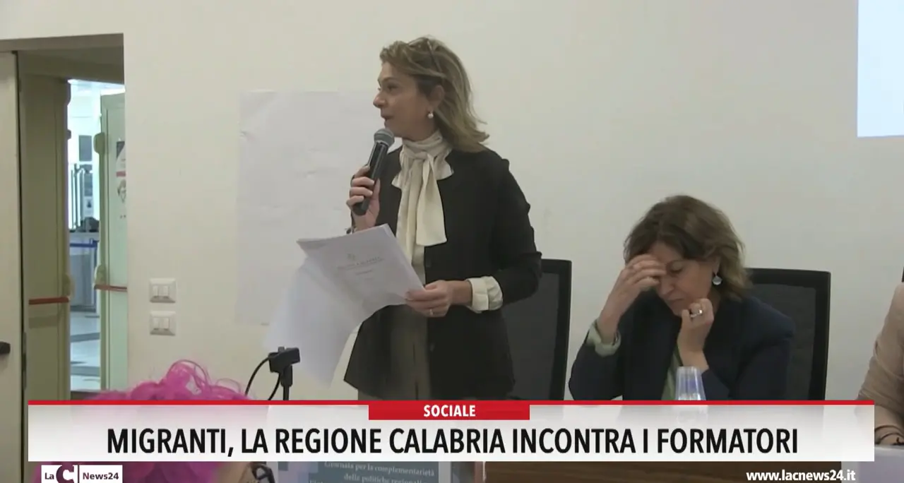 Migranti, la regione Calabria incontra i formatori