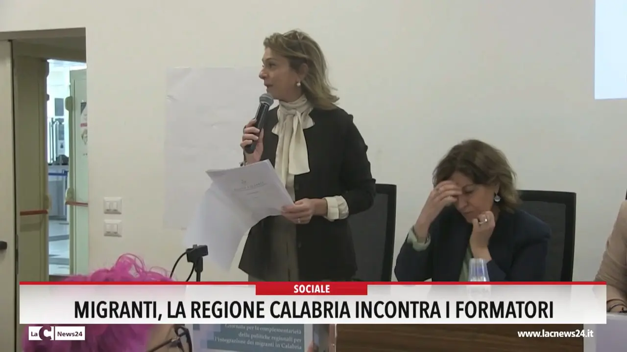 Migranti, la regione Calabria incontra i formatori