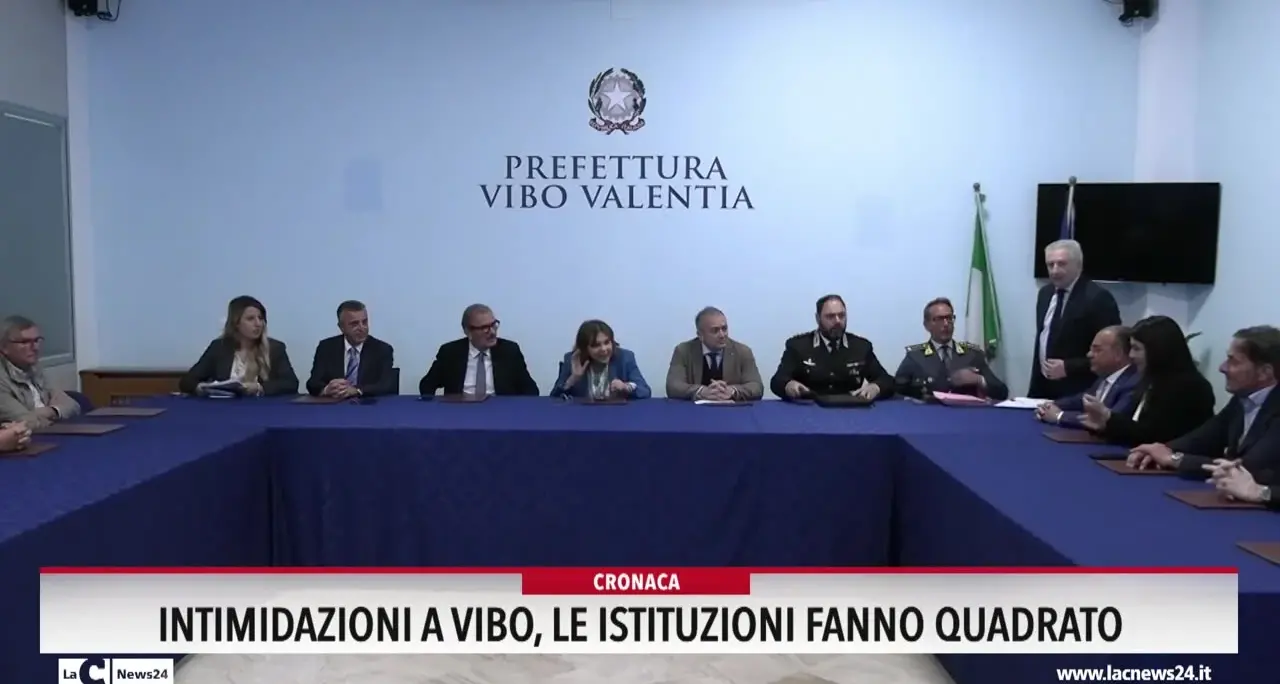 Intimidazioni a Vibo le istituzioni fanno quadrato