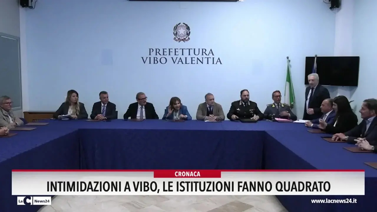 Intimidazioni a Vibo le istituzioni fanno quadrato