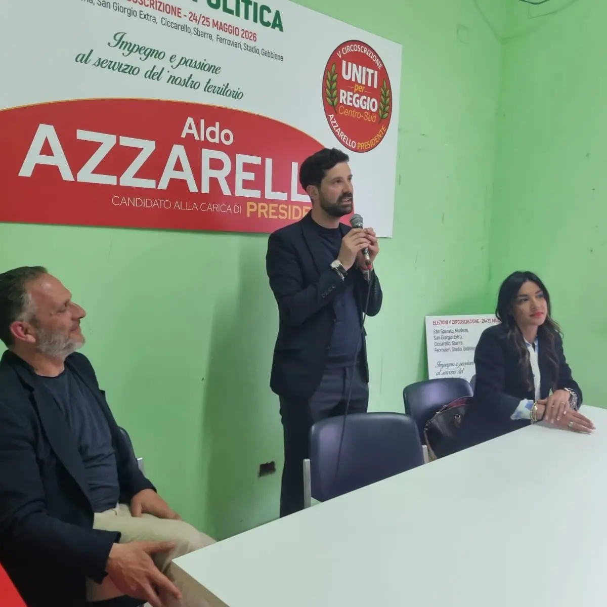 Reggio,\u00A0inaugurata la segreteria politica di Aldo Azzarello\n