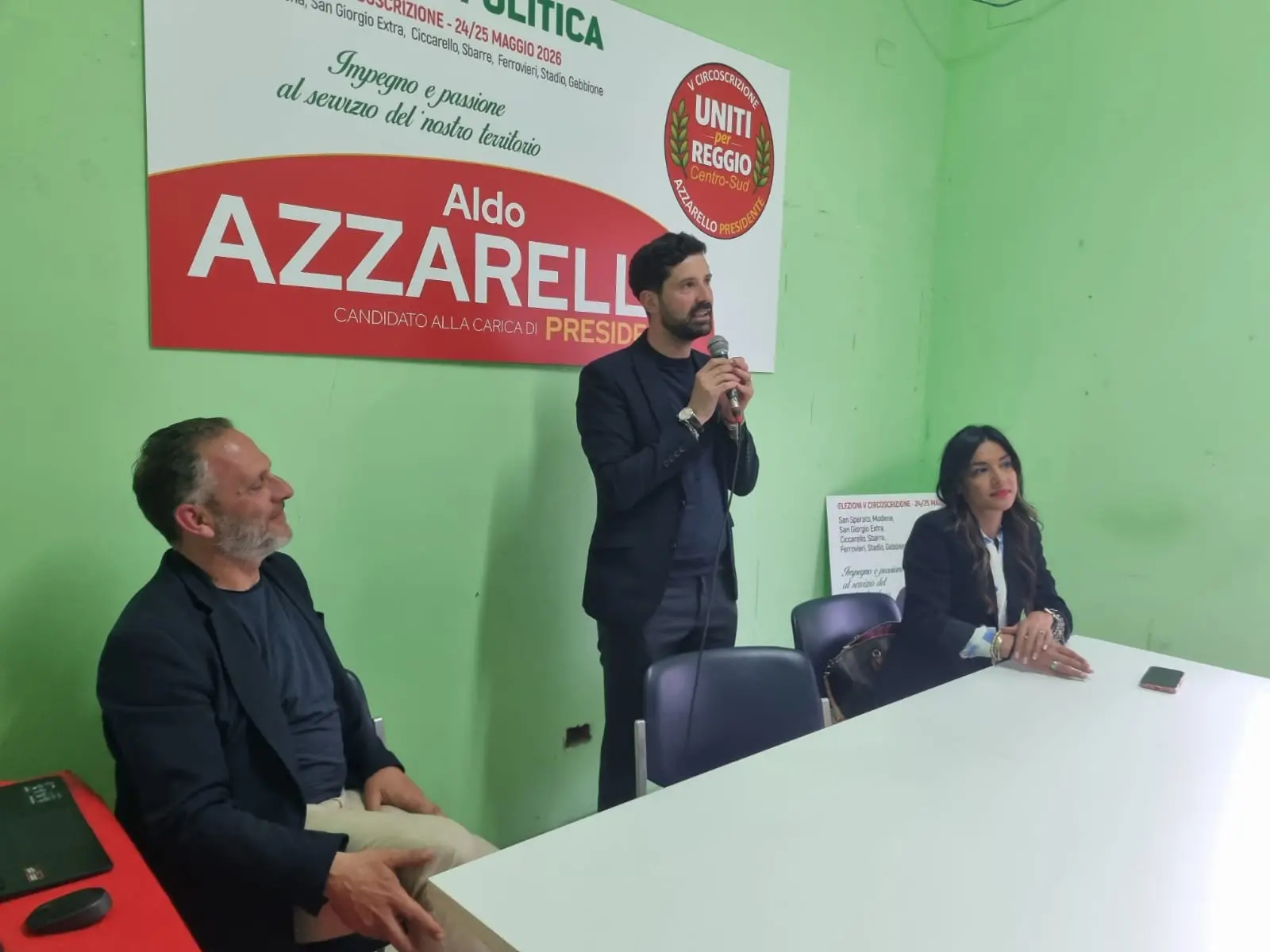 Reggio,\u00A0inaugurata la segreteria politica di Aldo Azzarello\n