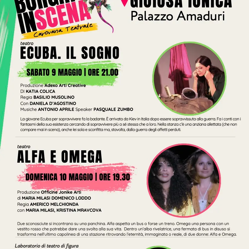 In partenza “Borghi in scena”: teatro itinerante in tutta la Calabria\n