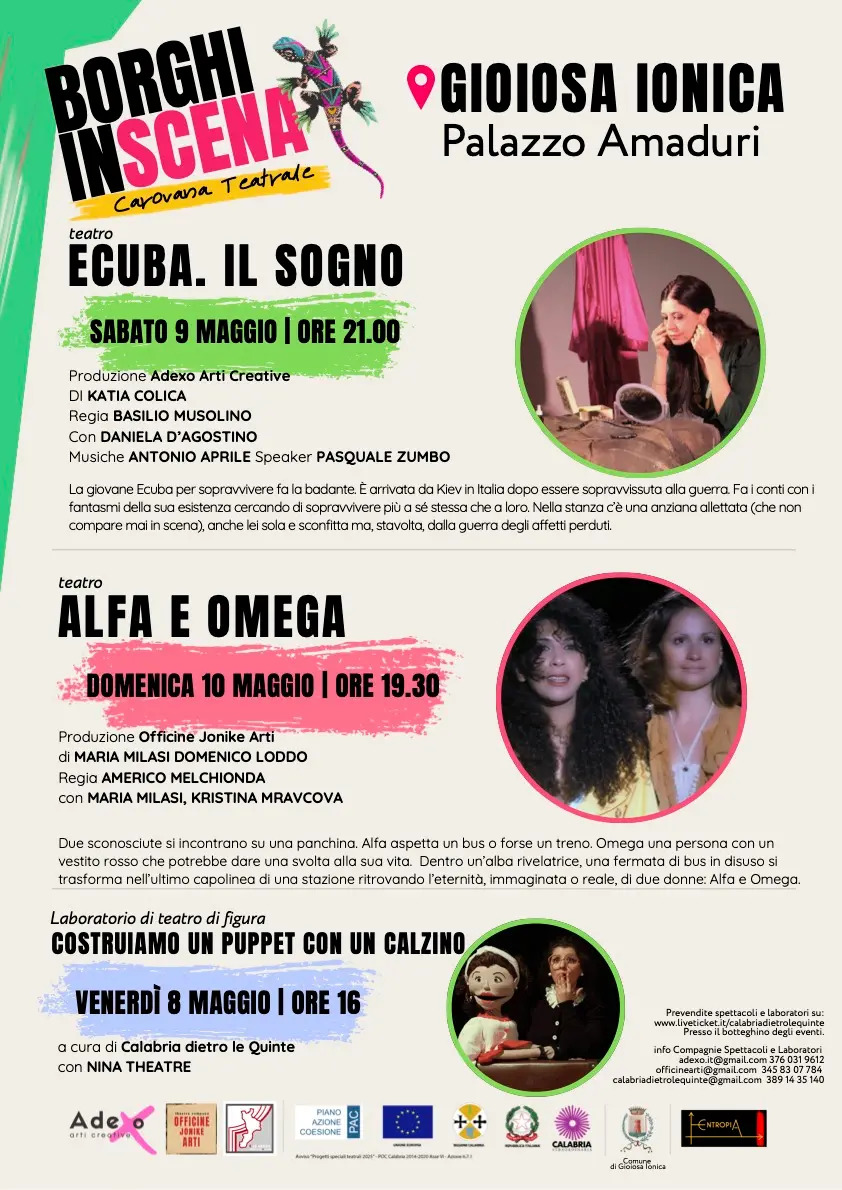 In partenza “Borghi in scena”: teatro itinerante in tutta la Calabria\n