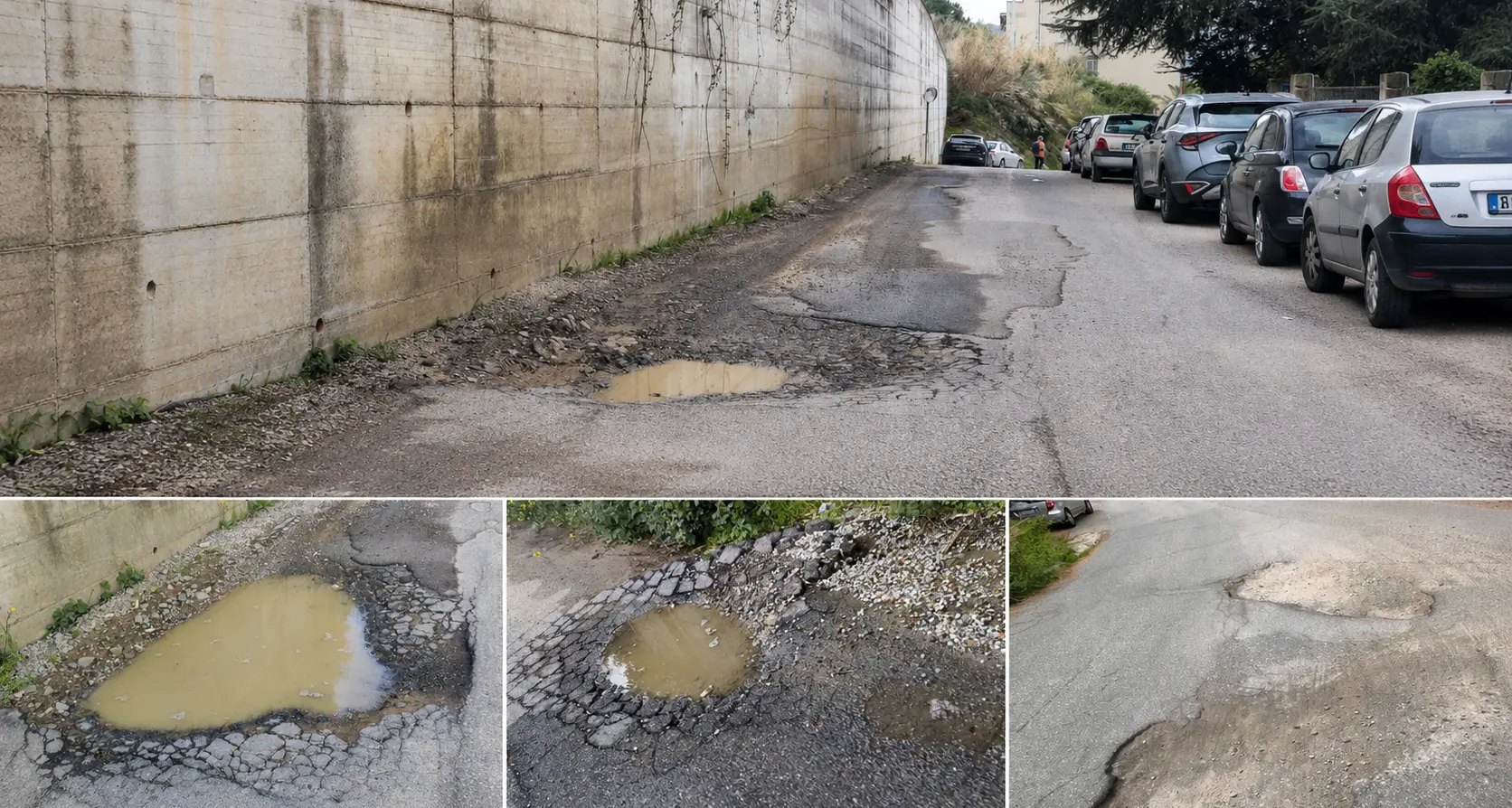 La strada per la stazione di Vibo-Pizzo tra crateri e degrado: la Pec del Comune a Ferrovie senza risposta da 6 mesi\n
