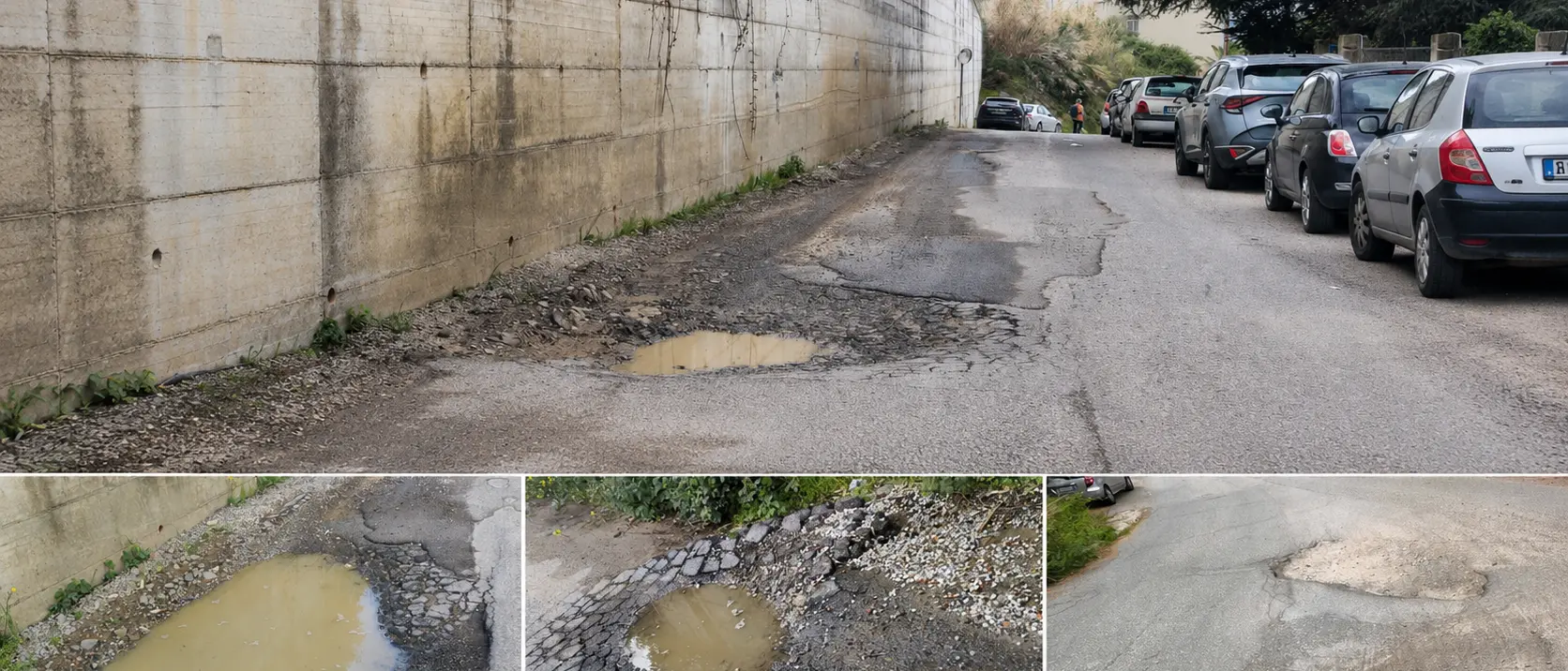 La strada per la stazione di Vibo-Pizzo tra crateri e degrado: la Pec del Comune a Ferrovie senza risposta da 6 mesi\n