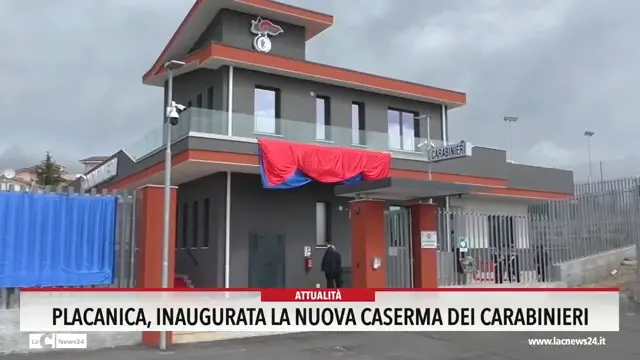 Placanica, inaugurata la nuova caserma dei carabinieri