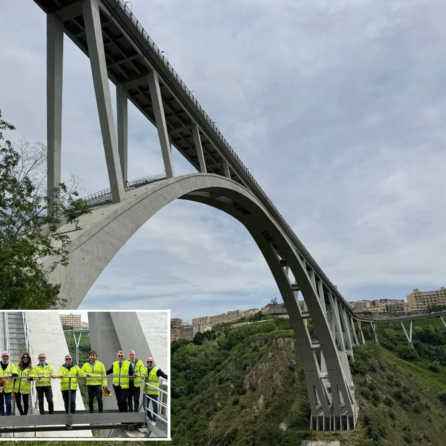 Il Viadotto Bisantis attende gli ultimi due collaudi: sopralluogo-sicurezza del prefetto De Rosa