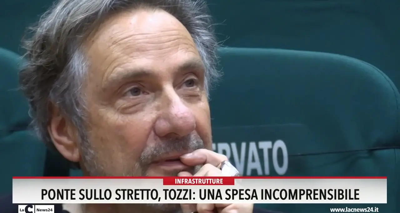 Ponte sullo Stretto, Tozzi: una spesa incomprensibile