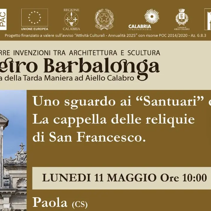 Paola riscopre la Cappella delle Reliquie nel nome di Pietro Barbalonga\n