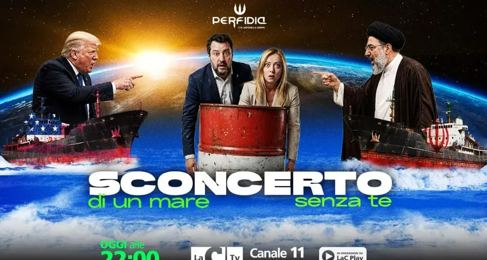 Sconcerto di un mare senza te, a Perfidia l’involuzione di una politica senza poetica: stasera alle 22 su LaC Tv\n