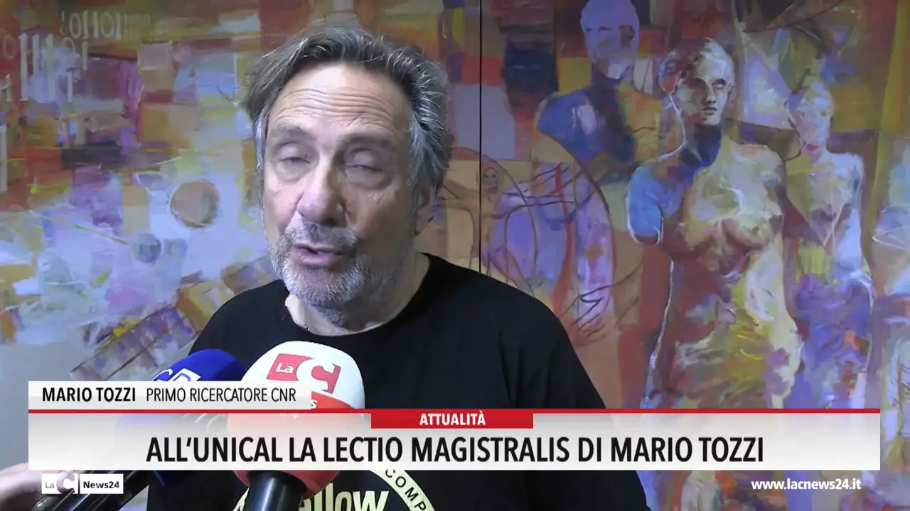 All'Unical la lectio magistralis di Mario Tozzi