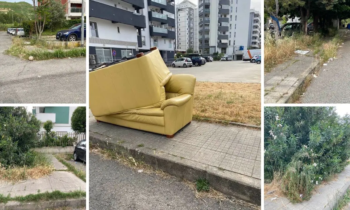 Via Giovambattista Lupia, la denuncia di una residente contro degrado e incuria a Cosenza | FOTOGALLERY\n