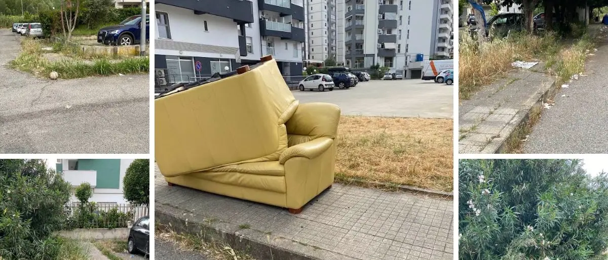 Via Giovambattista Lupia, la denuncia di una residente contro degrado e incuria a Cosenza | FOTOGALLERY\n