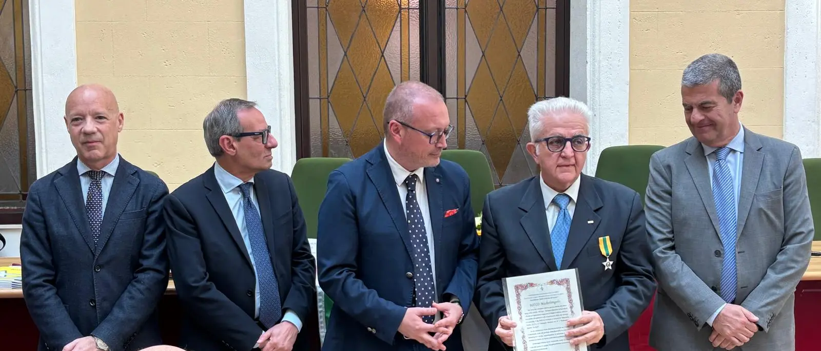 Versace ai nuovi Maestri del Lavoro: «Esempi positivi per tutta la comunità metropolitana»\n