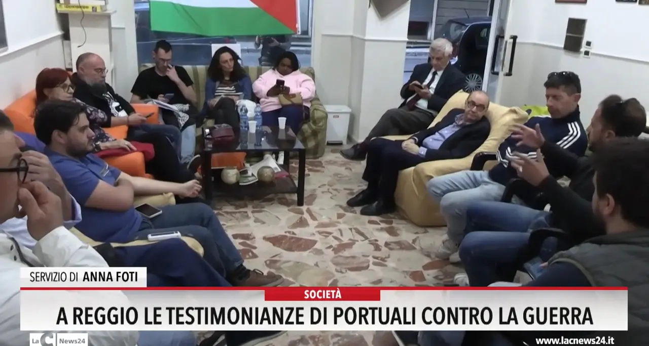 A Reggio le testimonianze dei portuali contro la guerra