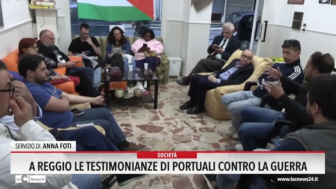 A Reggio le testimonianze dei portuali contro la guerra