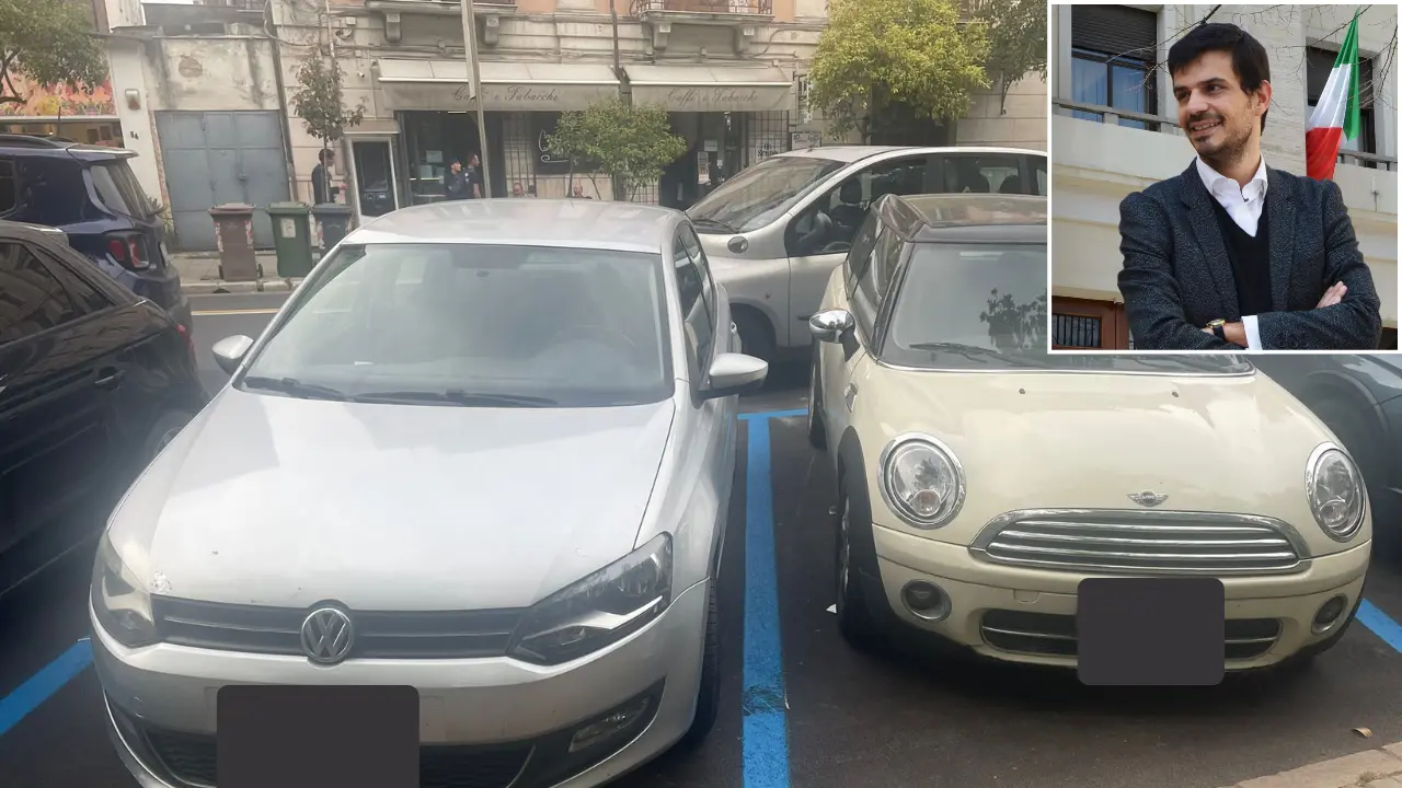 Parcheggi troppo stretti su viale Trieste, D’Ippolito attacca il Comune di Cosenza: «Non si riesce neanche ad aprire le portiere»\n
