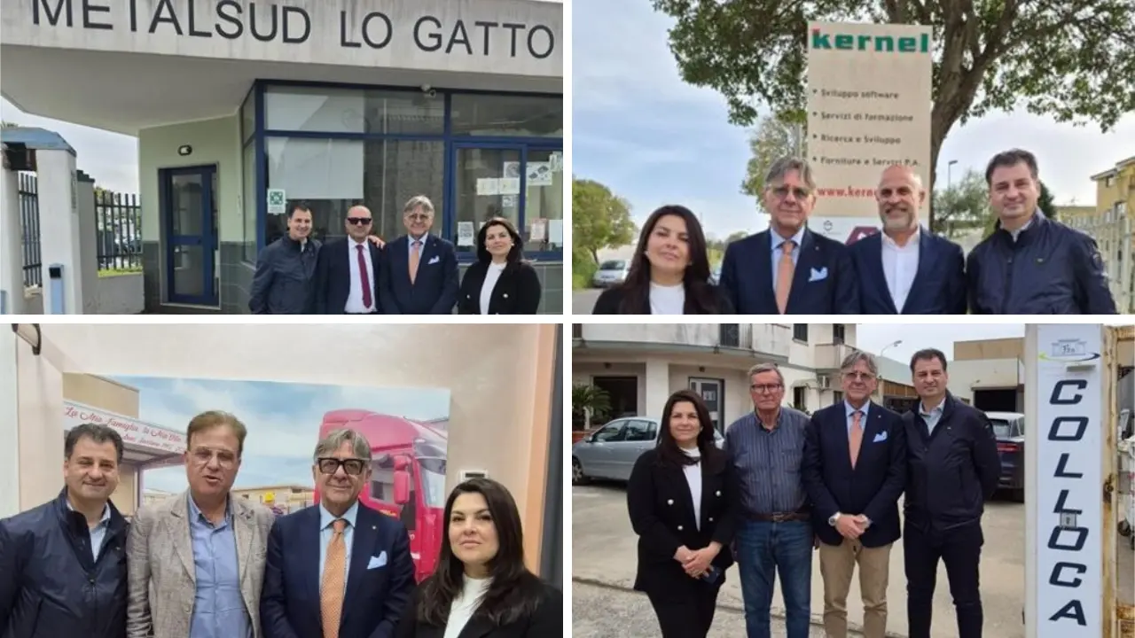 Raid nell’area industriale di Vibo, il presidente della Camera di commercio visita le aziende colpite: «Non siete soli»\n