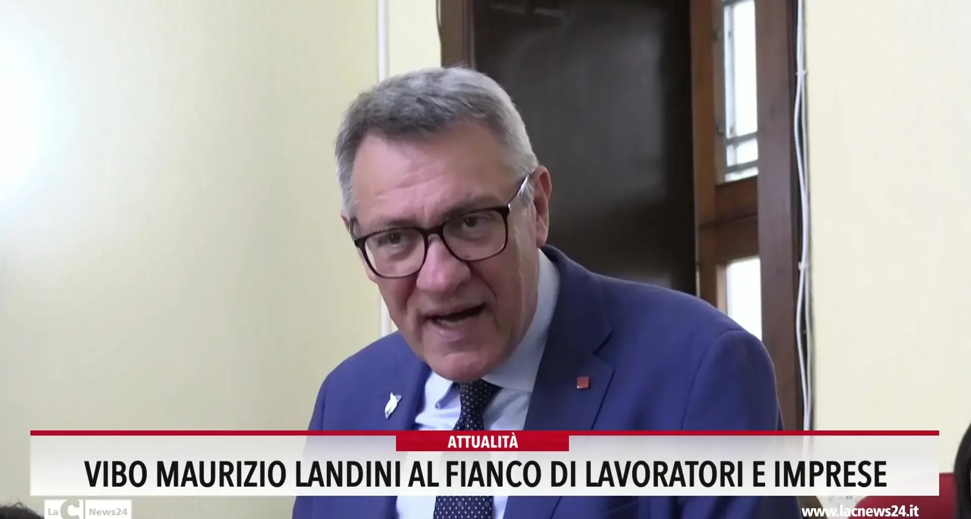 Vibo Maurizio Landini al fianco di lavoratori e imprese
