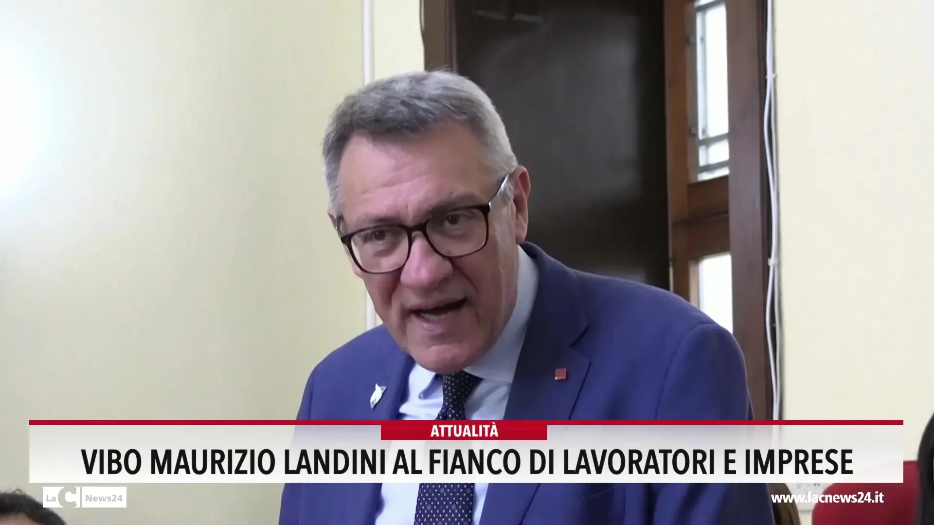 Vibo Maurizio Landini al fianco di lavoratori e imprese