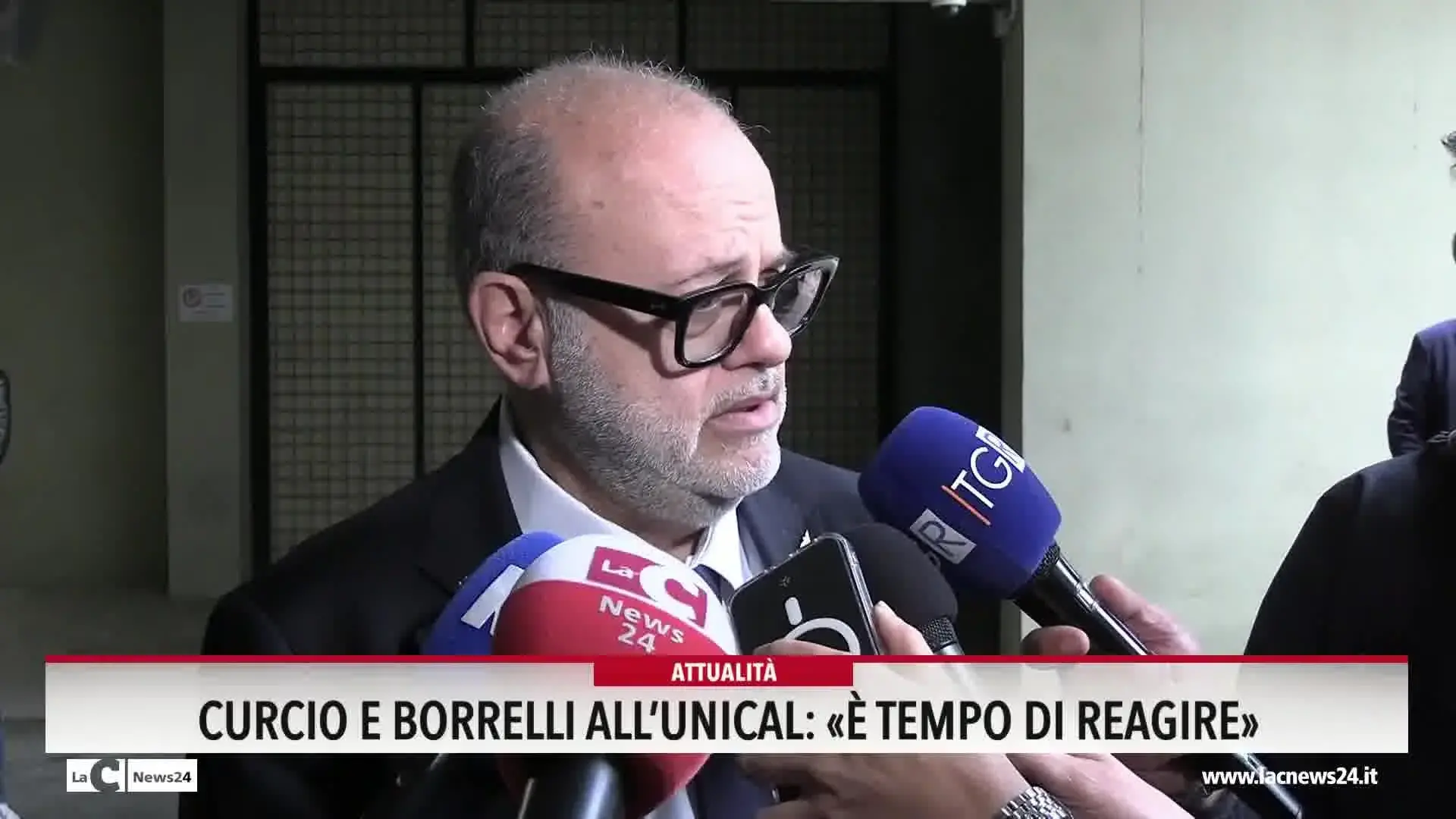 Curcio e Borrelli all'Unical: «È tempo di reagire»