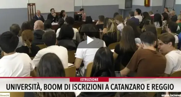 Università, boom di iscrizioni a Catanzaro e Reggio