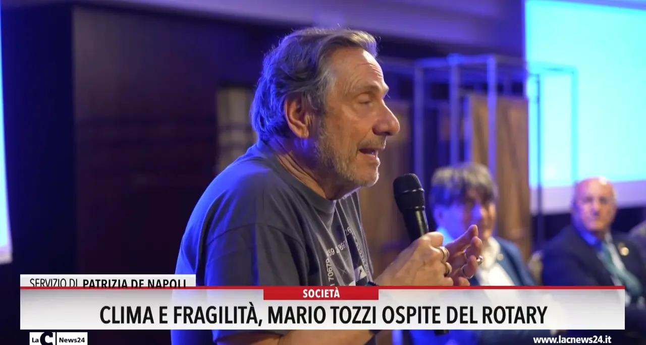 Clima e fragilità, Mario Tozzi ospite del Rotary
