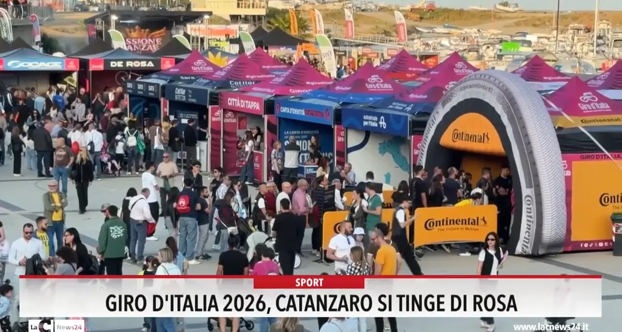 Giro d'Italia 2026, Catanzaro si tinge di tinge di Rosa