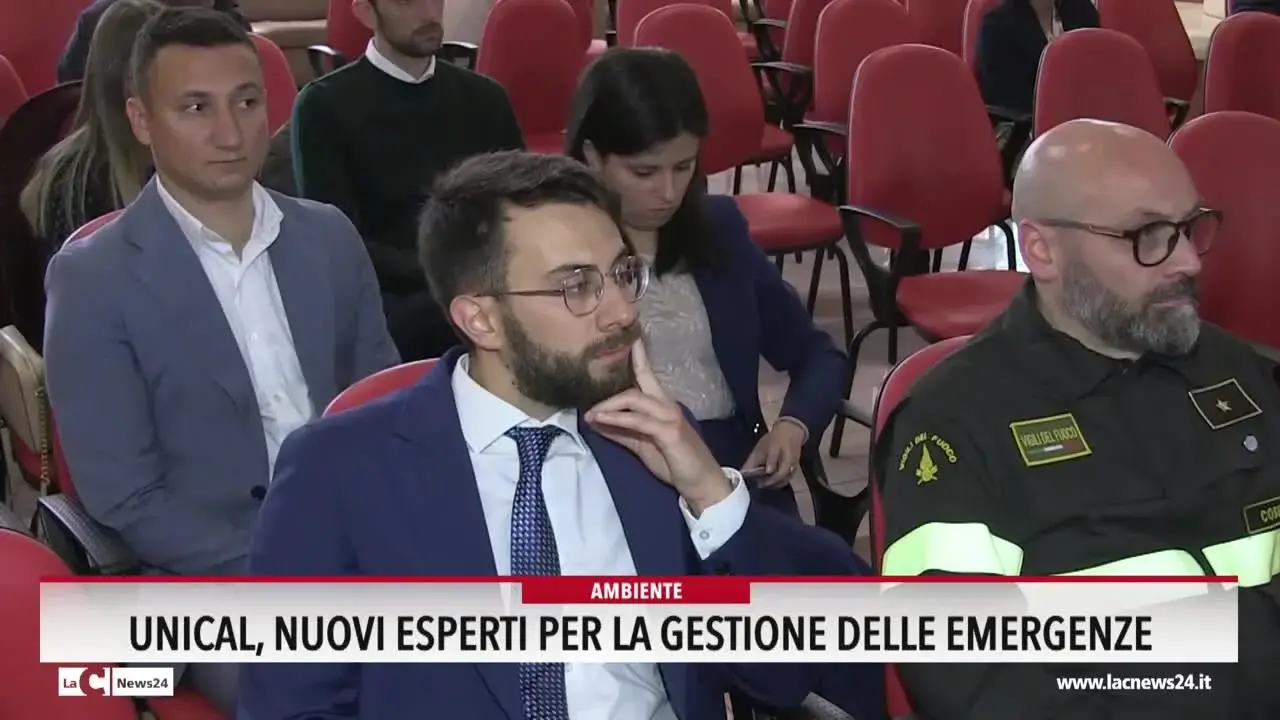 Unical, nuovi esperti per la gestione delle emergenze