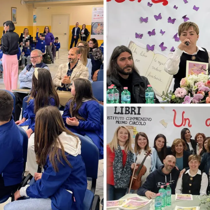 Alla scuola “Affaccio Buccarelli” il libro Il Mondo di Loredana\u00A0incontra gli alunni tra favole, musica e inclusione\n