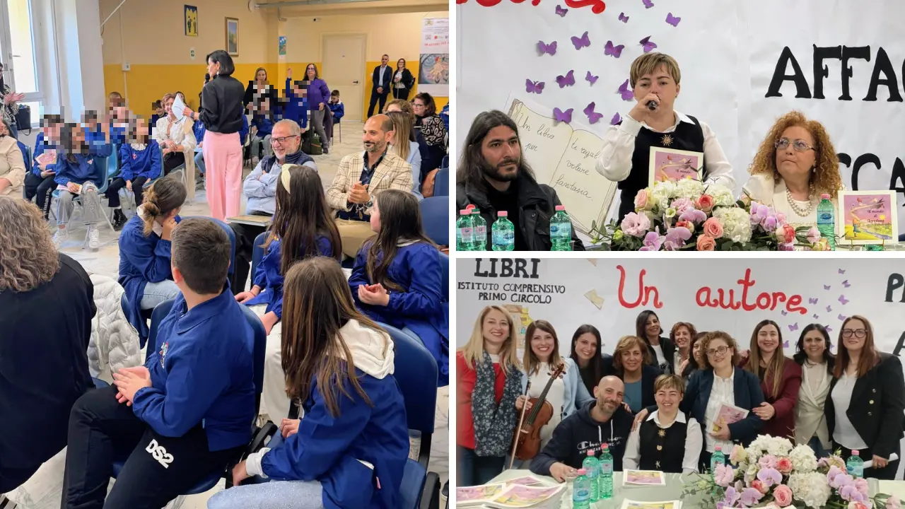 Alla scuola “Affaccio Buccarelli” il libro Il Mondo di Loredana\u00A0incontra gli alunni tra favole, musica e inclusione\n