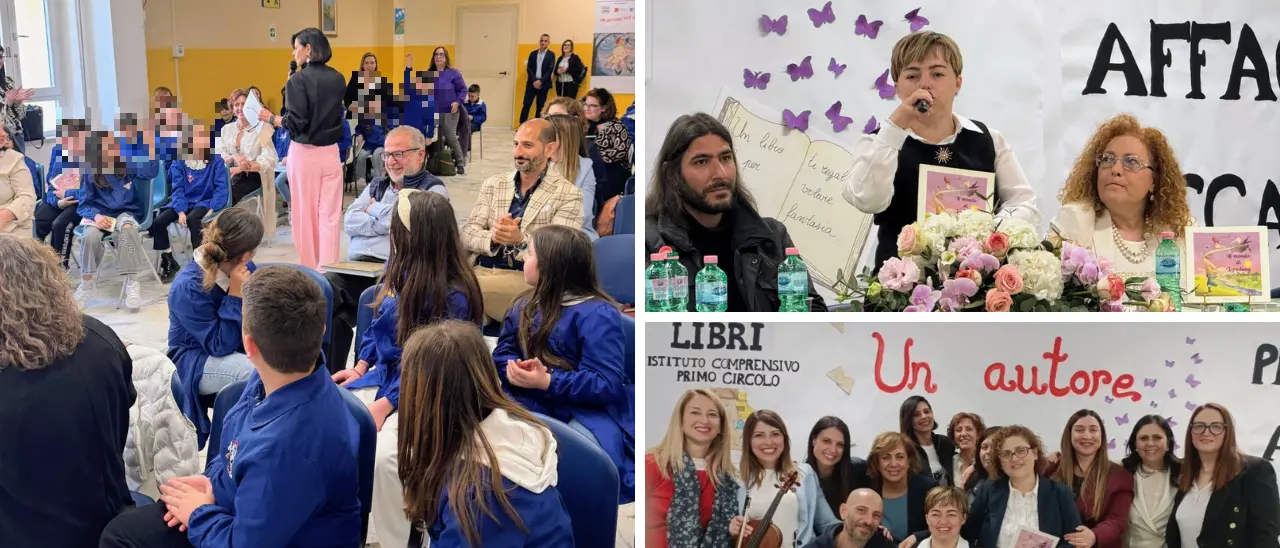 Alla scuola “Affaccio Buccarelli” il libro Il Mondo di Loredana\u00A0incontra gli alunni tra favole, musica e inclusione\n