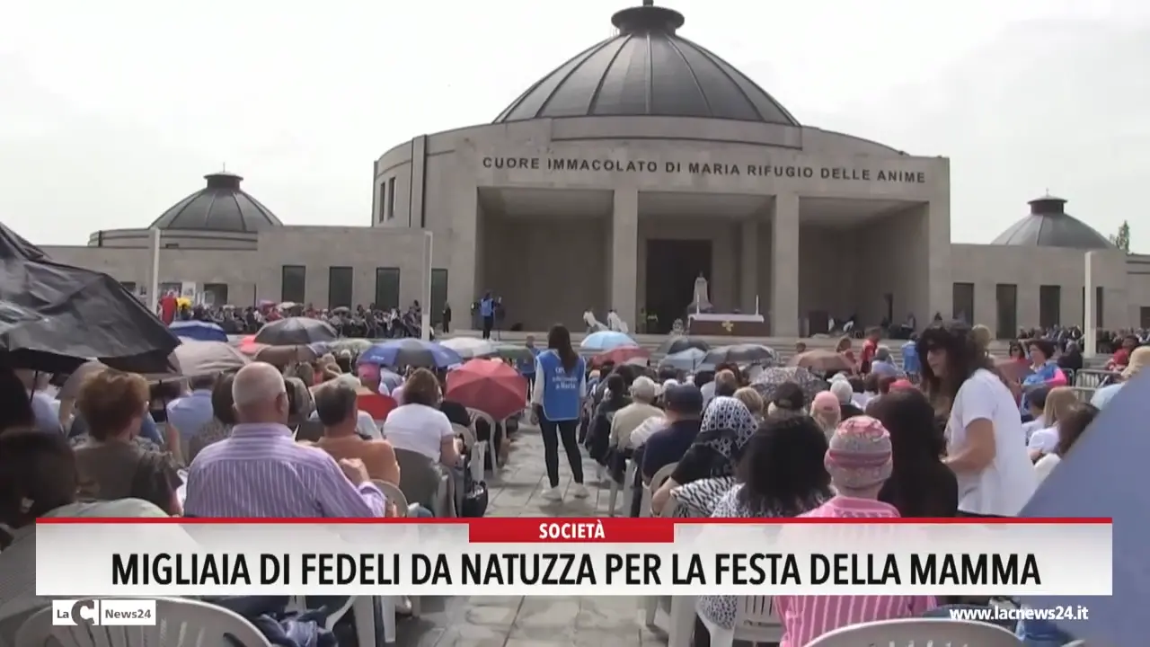Migliaia di fedeli da Natuzza per la festa della mamma