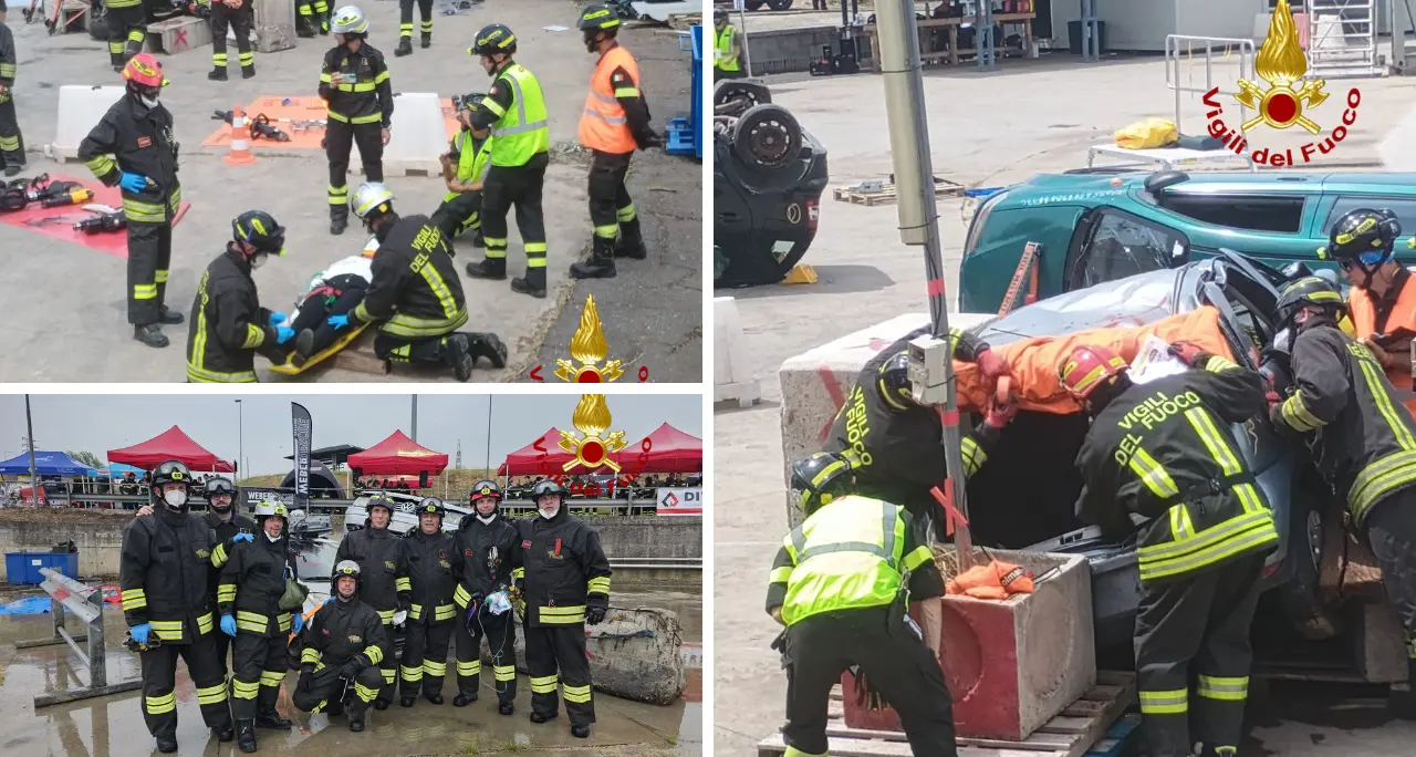 Esercitazione nazionale a Roma-Montelibretti, in campo anche i Vigili del Fuoco della Calabria\n