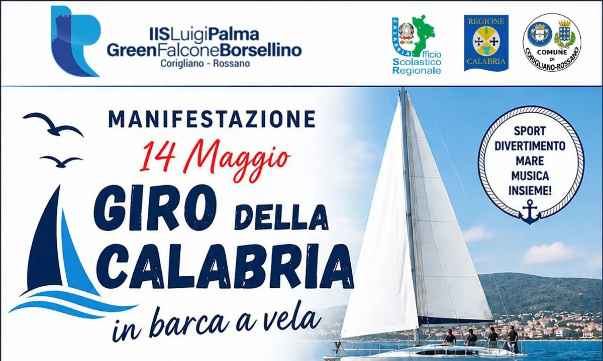 Calabria in barca a vela 2026 parte da Schiavonea con studenti e sport\n