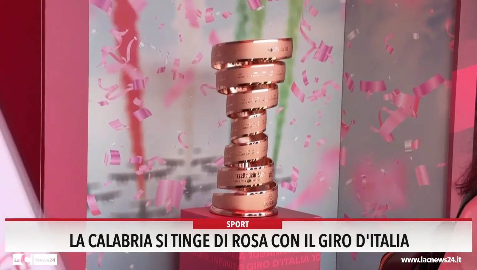 La Calabria si tinge di rosa con il Giro d'Italia