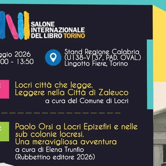 Al salone del Libro di Torino “Locri Città che legge” e l’avventura di Paolo Orsi nella Magna Grecia raccontata da Elena Trunfio\n