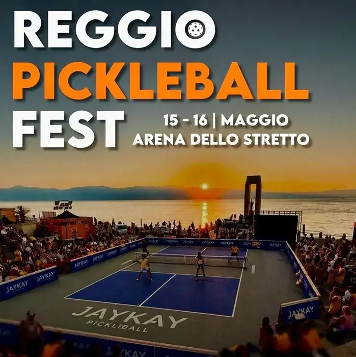 Reggio trasforma l’Arena dello Stretto in una grande festa dello sport: il pickleball richiama campioni e spettacolo sul lungomare\n